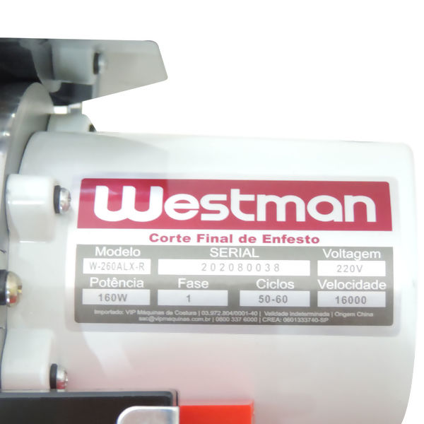 Máquina de Cortar Fim de Enfesto W-260 - Westman