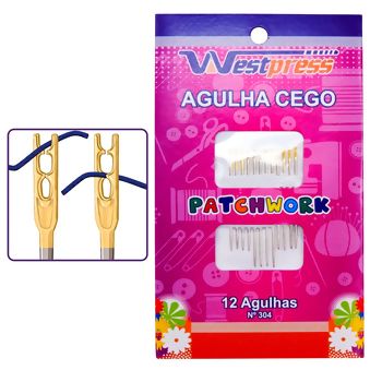 Conjunto de Agulhas para Cego 12 Peças - Westpress